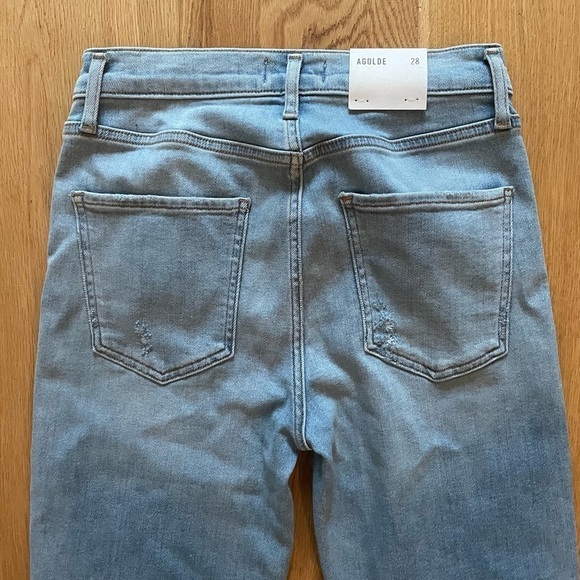 NWT  AGOLDE SOPHIE mid rise ankle - 28 - Picture 12 of 12